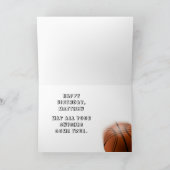 Basketball Birthday Kaart (Binnen)
