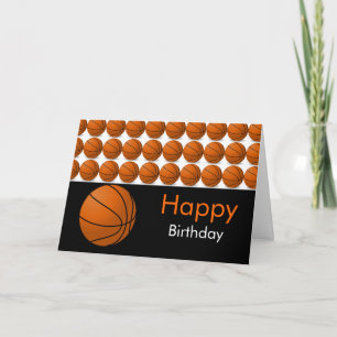 Basketball Birthday-kaart Kaart