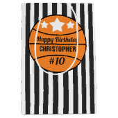 Basketball Birthday Medium Cadeauzakje (Voorkant)