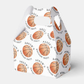 Basketball Birthday Party Bedankdoosjes (Voorkant Zijde)