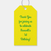 Basketball Birthday Party Cadeaulabel (Achterkant)