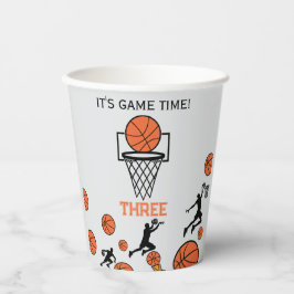 Basketball Birthday Party Invitation Papieren Bekers