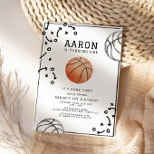 Basketball Birthday Party Kaart