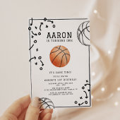 Basketball Birthday Party Kaart