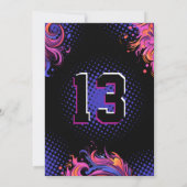 Basketball Birthday Party Kaart (Achterkant)