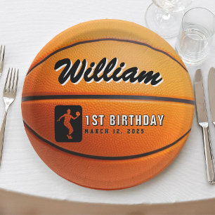 Basketball Birthday Party Papieren Bordje