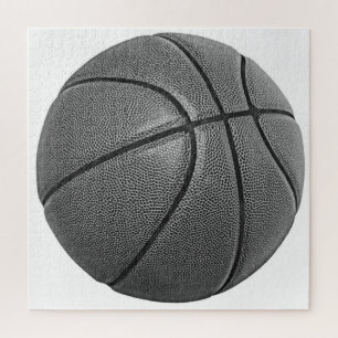 Basketball Black en White Legpuzzel