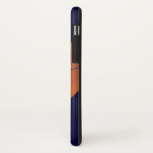 Basketball, Blue, persoonlijke naam Case-Mate iPhone Case (Achterkant/links)