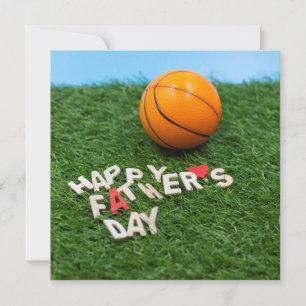 Basketball Bonne carte Fête des pères