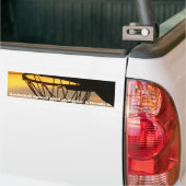 Basketball bouwt geen teken... bumpersticker (Op Truck)