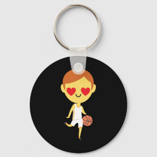 Basketball Boy Emoji Sleutelhanger
