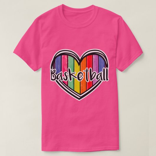 Basketball boy of meisje t-shirt (Design voorkant)