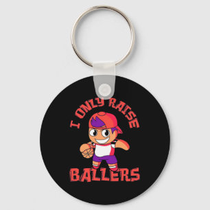 Basketball Boy Raise Ballers Sleutelhanger