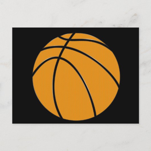 Basketball Briefkaart (Voorkant)