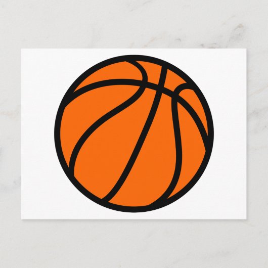 Basketball Briefkaart (Voorkant)