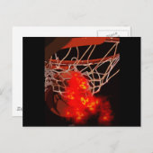 Basketball Briefkaart (Voorkant / Achterkant)