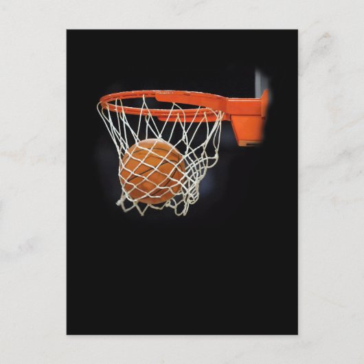 Basketball Briefkaart (Voorkant)
