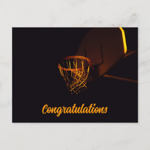 Basketball-briefkaarten Briefkaart