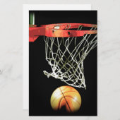 Basketball Briefpapier (Voorkant / Achterkant)