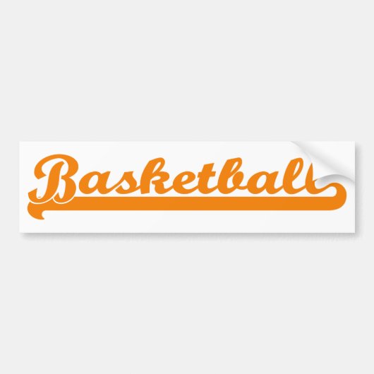 Basketball Bumpersticker (Voorkant)