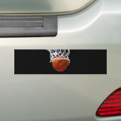 Basketball Bumpersticker (Op auto)