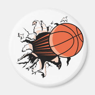 Basketball Burst Magneet