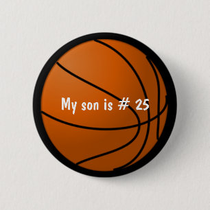 Basketball Button