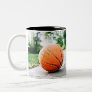 Basketball-cadeau Tweekleurige Koffiemok