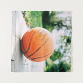 Basketball-cadeau Wandkleed (Voorkant (horizontaal))
