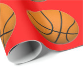 Basketball Cadeaupapier (Rol Hoek)