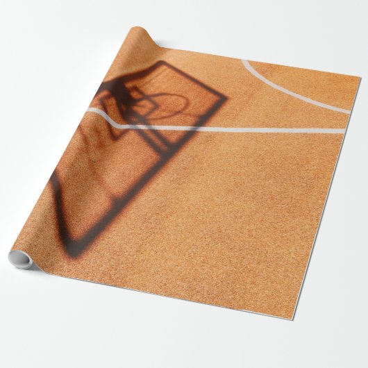 Basketball Cadeaupapier (Uitgerold)