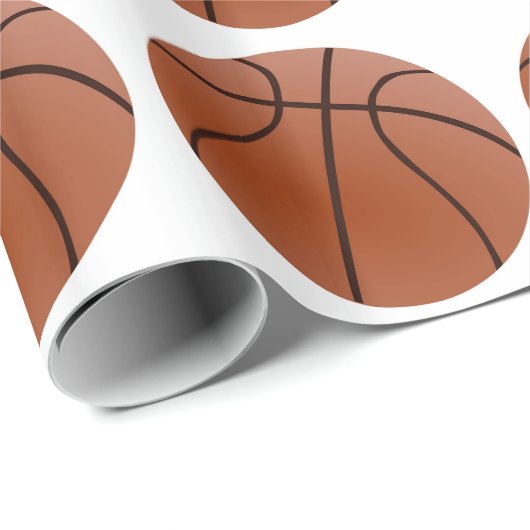 Basketball Cadeaupapier (Rol Hoek)