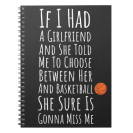 Basketball-cadeaus voor eenlingboxen notitieboek
