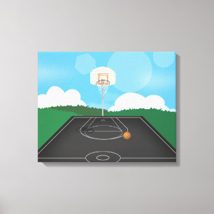 Basketball Canvas Afdruk