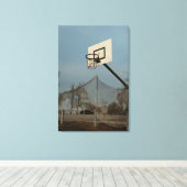  Basketball Canvas Afdruk (Insitu (Houten vloer))
