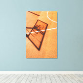 Basketball Canvas Afdruk (Insitu (Houten vloer))