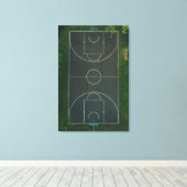 Basketball Canvas Afdruk (Insitu (Houten vloer))