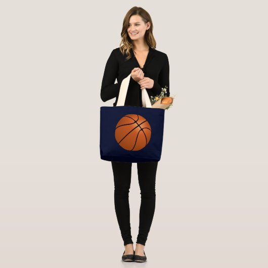 Basketball Canvas tas (Voorkant (model))