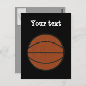 Basketball Card Briefkaart (Voorkant / Achterkant)