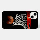 Basketball Case-Mate iPhone Case (Achterkant (horizontaal))