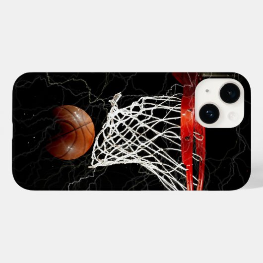 Basketball Case-Mate iPhone Case (Achterkant (horizontaal))