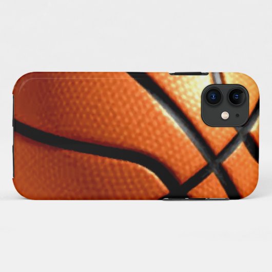 Basketball Case-Mate iPhone Case (Achterkant (horizontaal))