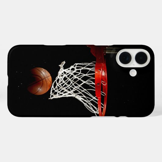 Basketball Case-Mate iPhone Case (Achterkant (horizontaal))