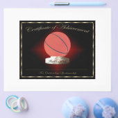 Basketball Certificate of Achievement Flyer (Enkel)