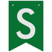 Basketball Champs Green Bunting Banner (Derde vlag)