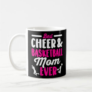 Basketball Cheer Graphic Women Mam Cheerleader Koffiemok