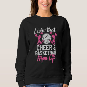 Basketball Cheer Graphic Women Moms Cheerleader 1 Trui