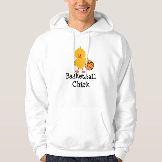Basketball Chick Hooded Sweatshirt (Voorkant)