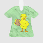 Basketball Chick Ornament (achterkant)