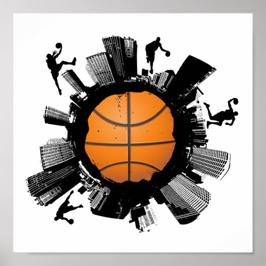 Basketball City Poster (Voorkant)